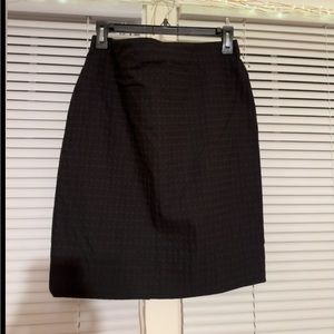 Black Jules & Leopold knee length high rise skirt size Medium